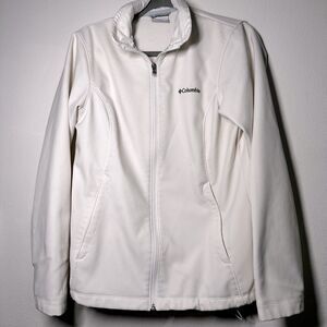 Columbia ❄️ white winter zip up jacket Size Medium